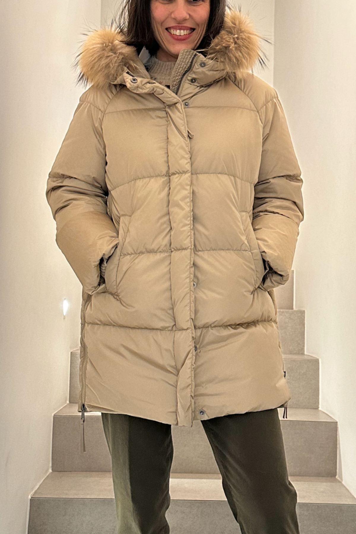 aa piumino Weekend Max Mara parka in taffettà antigoccia