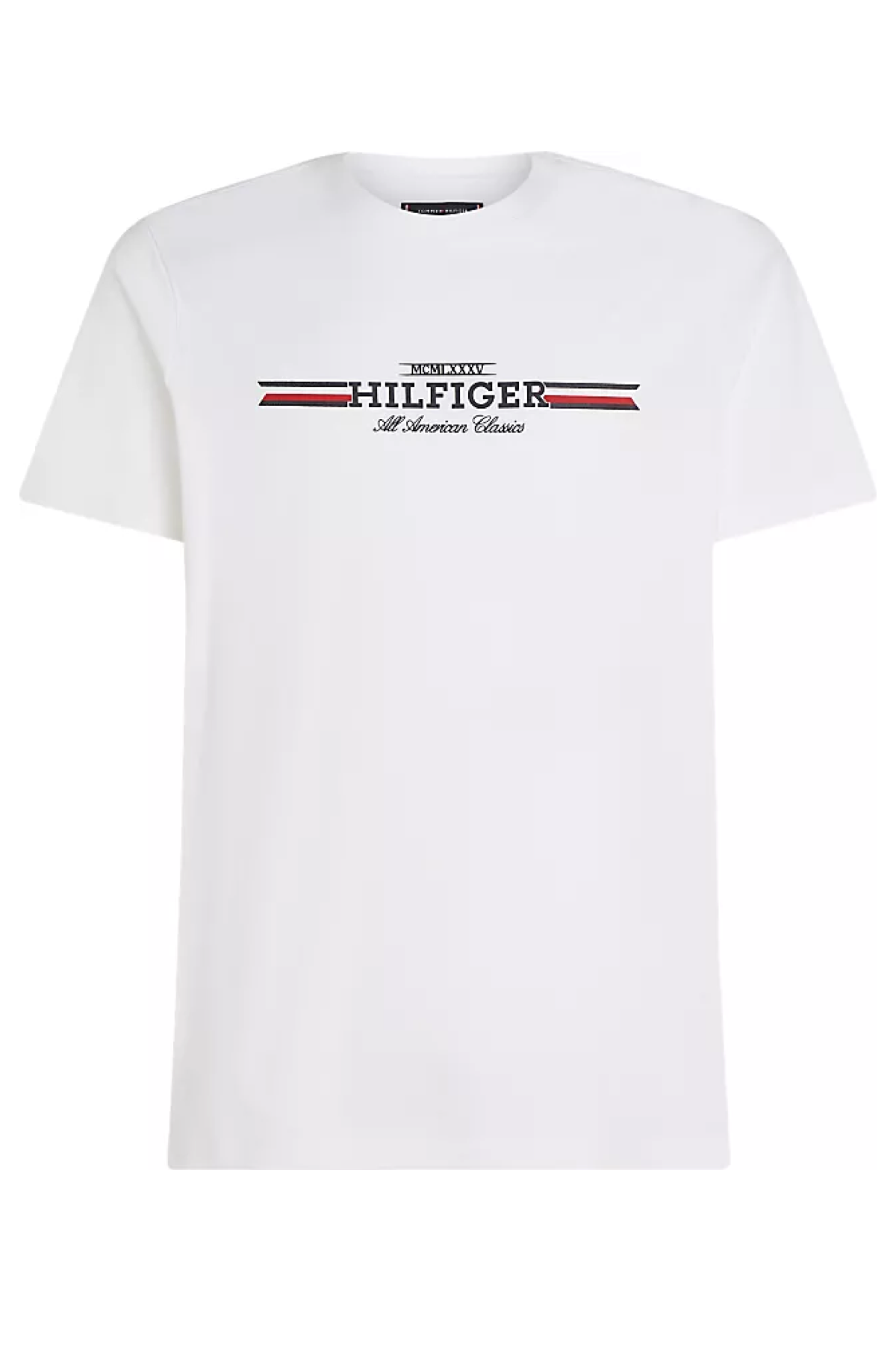 Tommy Hilfiger t-shirt con logo sul petto white