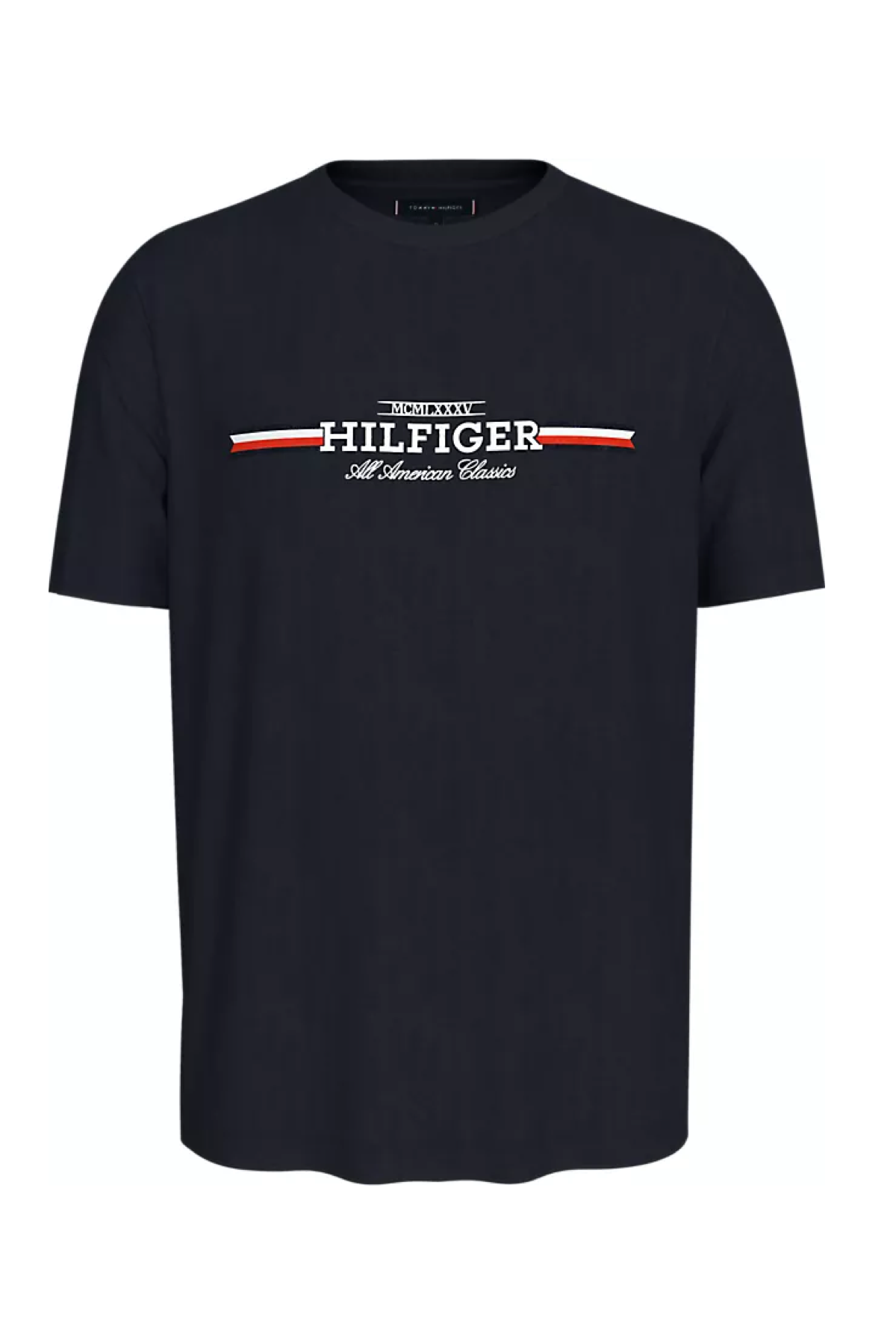 Tommy Hilfiger t-shirt con logo sul petto desert