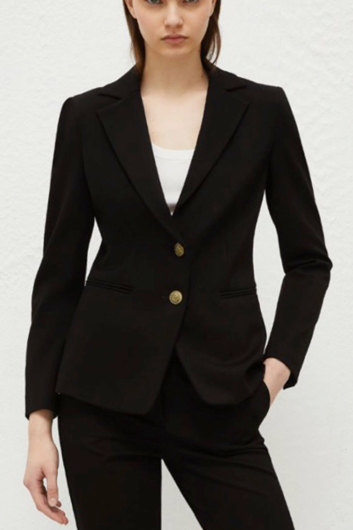 Marella Blazer in jersey nero