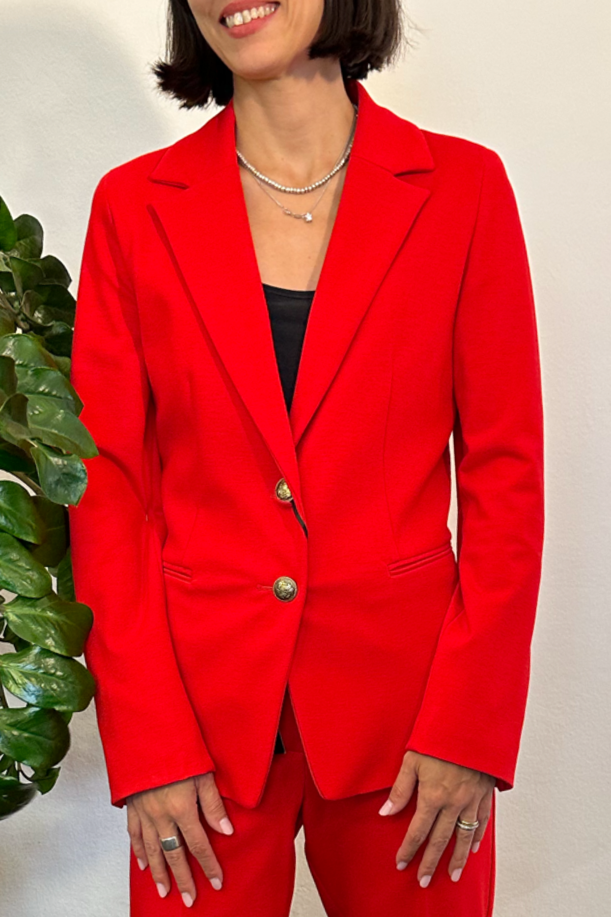 Marella Blazer in jersey rosso