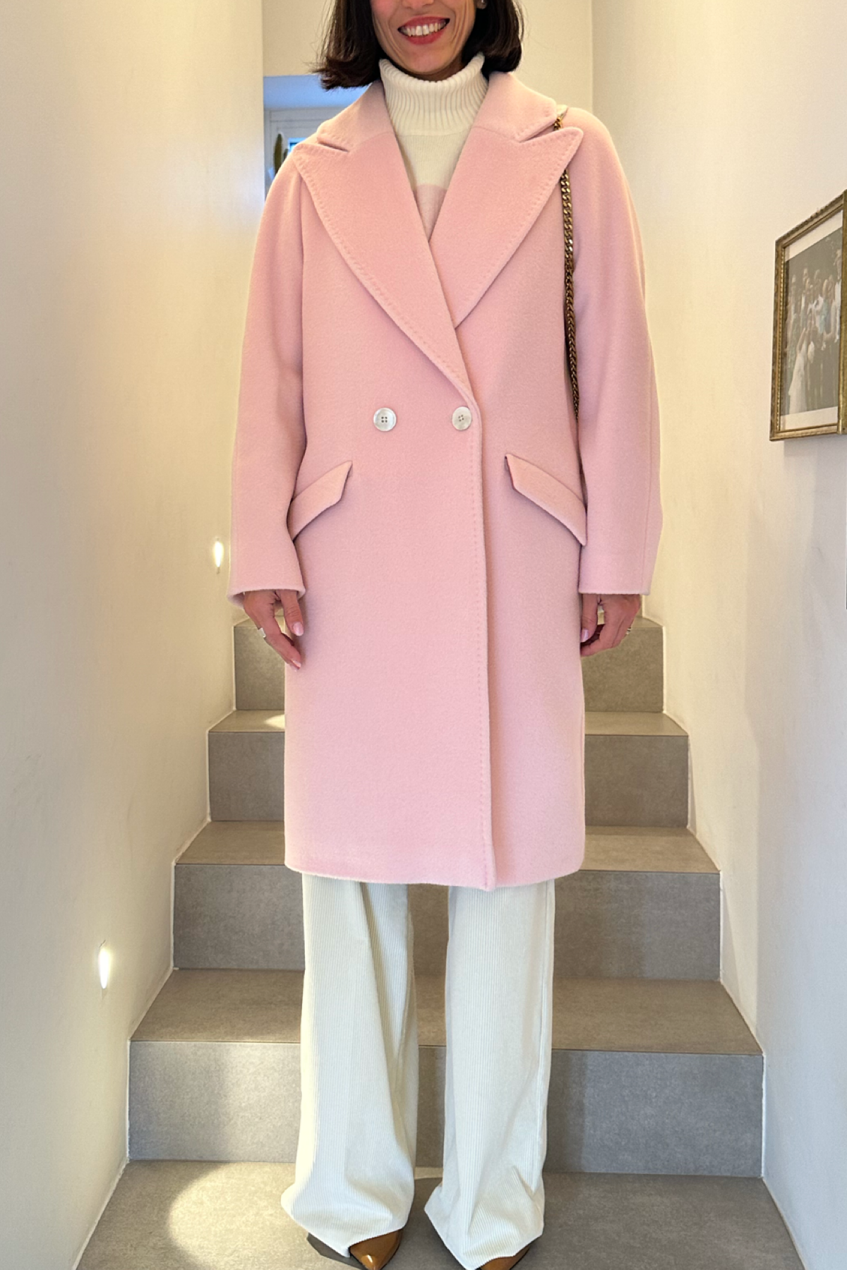 Cappotto Clotilde rosa