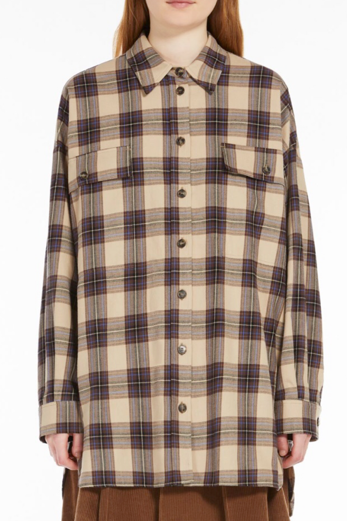 Weekend max mara camicia in flanella check